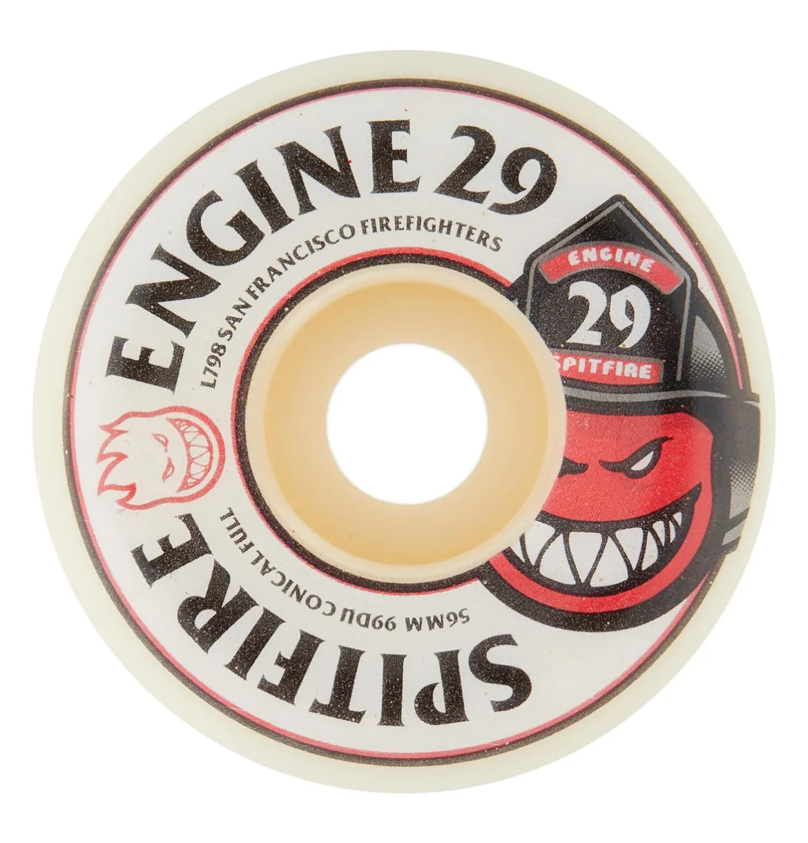 F4 99 Engine 29 SFFD Conical Full Wheels - 56mm - KINGSWELL - Los