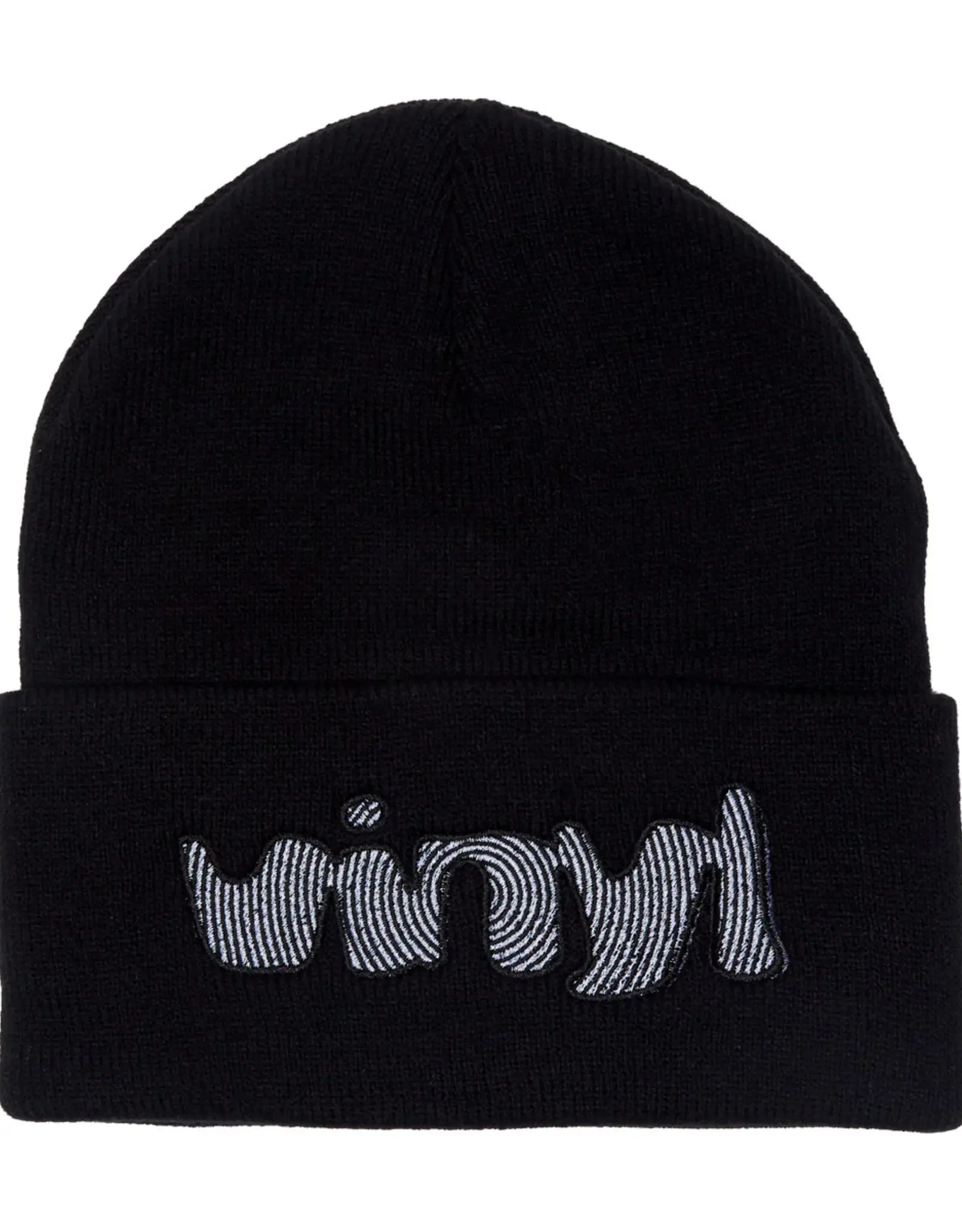 VINYL SKATEBOARDS Spiral Logo Beanie - Black