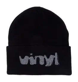 VINYL SKATEBOARDS Spiral Logo Beanie - Black
