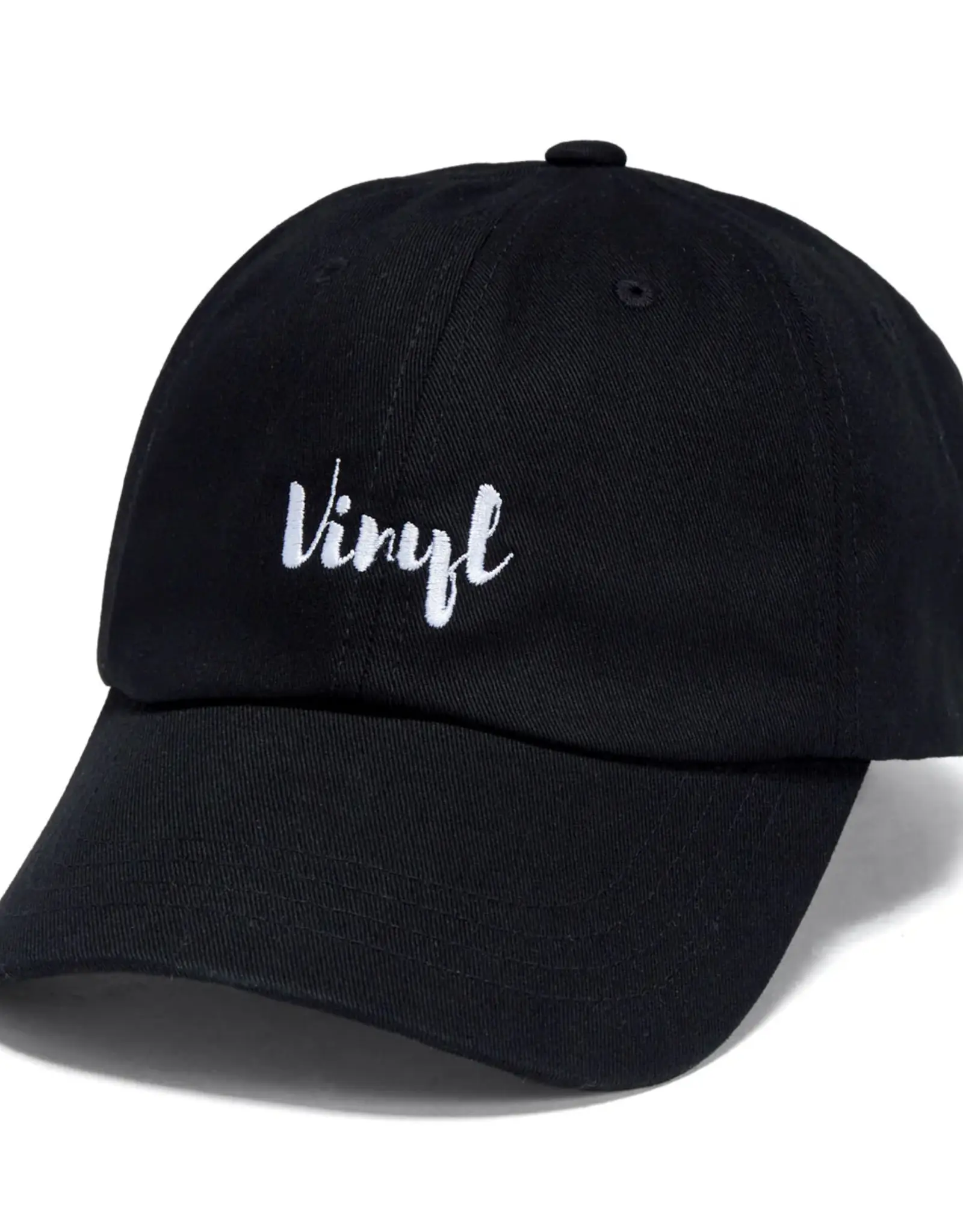 VINYL SKATEBOARDS "Script" Dad Hat - Black