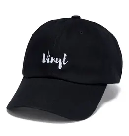 VINYL SKATEBOARDS "Script" Dad Hat - Black