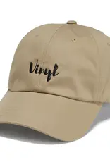 VINYL SKATEBOARDS "Script" Dad Hat - Khaki