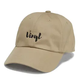VINYL SKATEBOARDS "Script" Dad Hat - Khaki