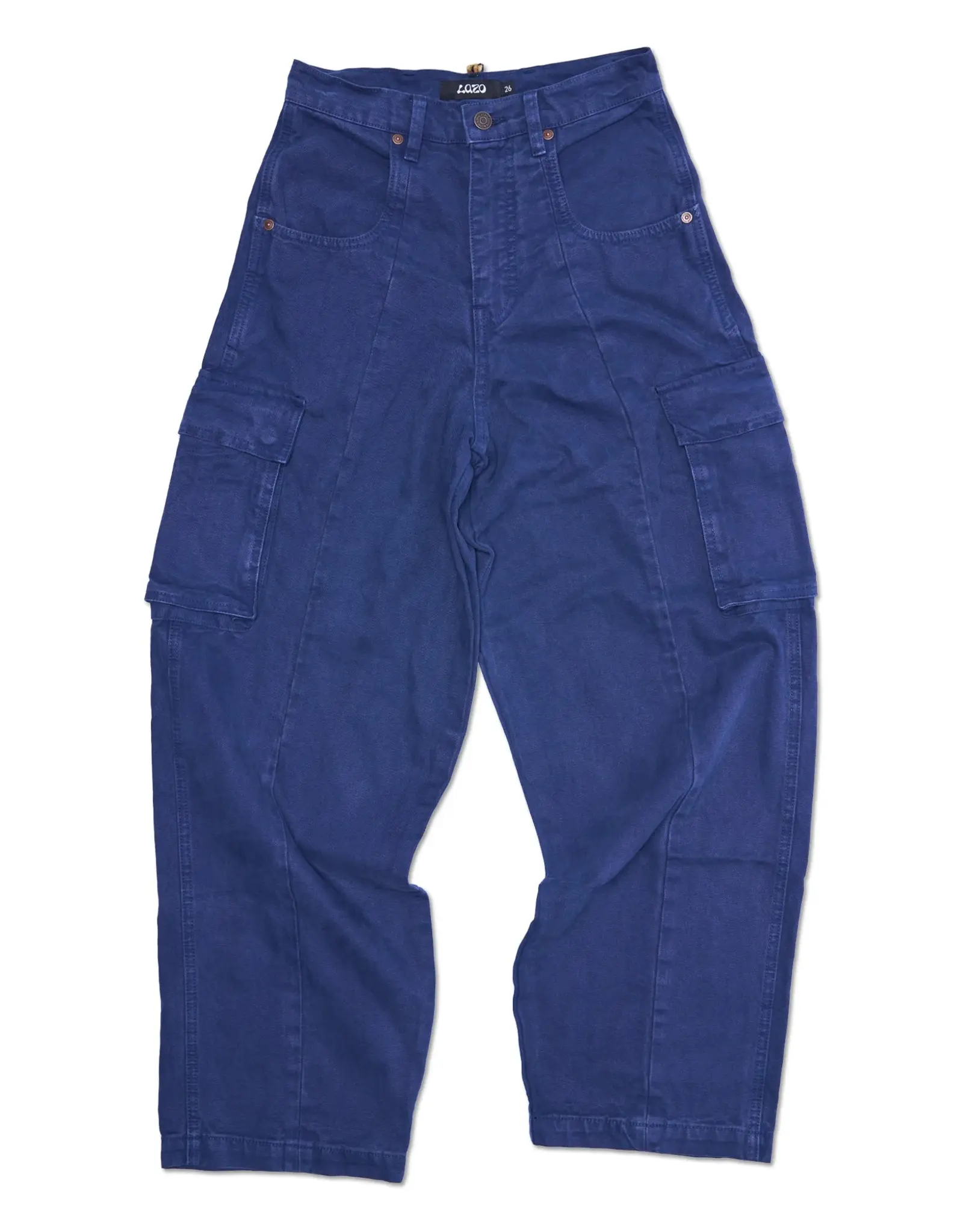 LAZO Canvas Cargo Pants - Blue