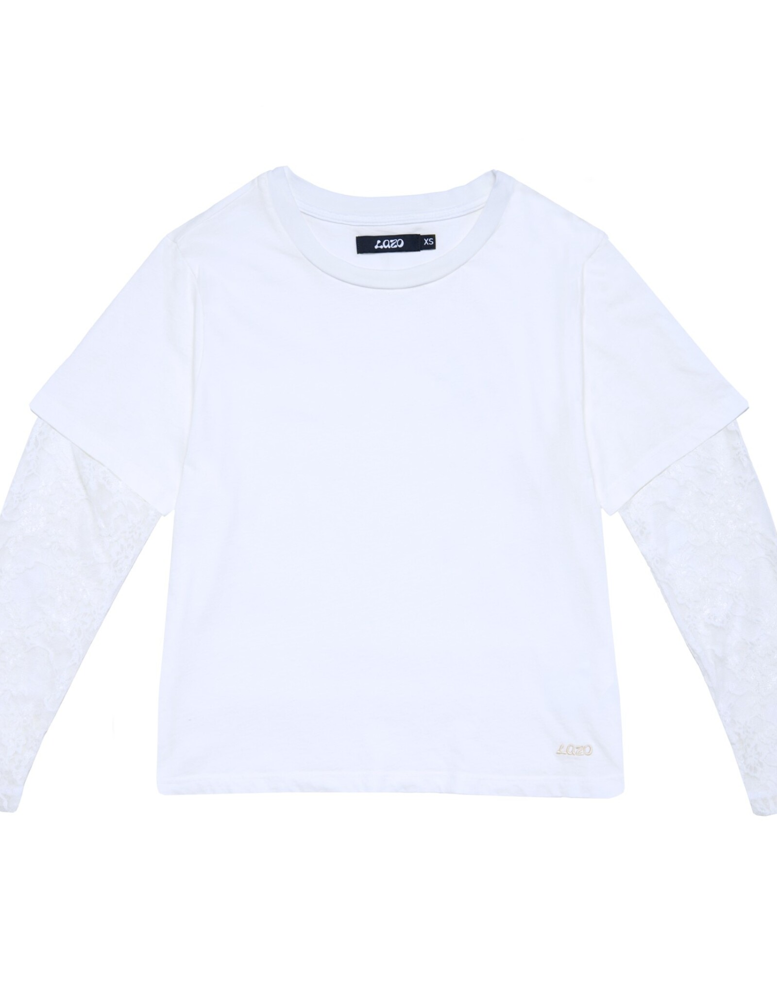 LAZO Lace Long Sleeve - White