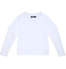 LAZO Lace Long Sleeve - White
