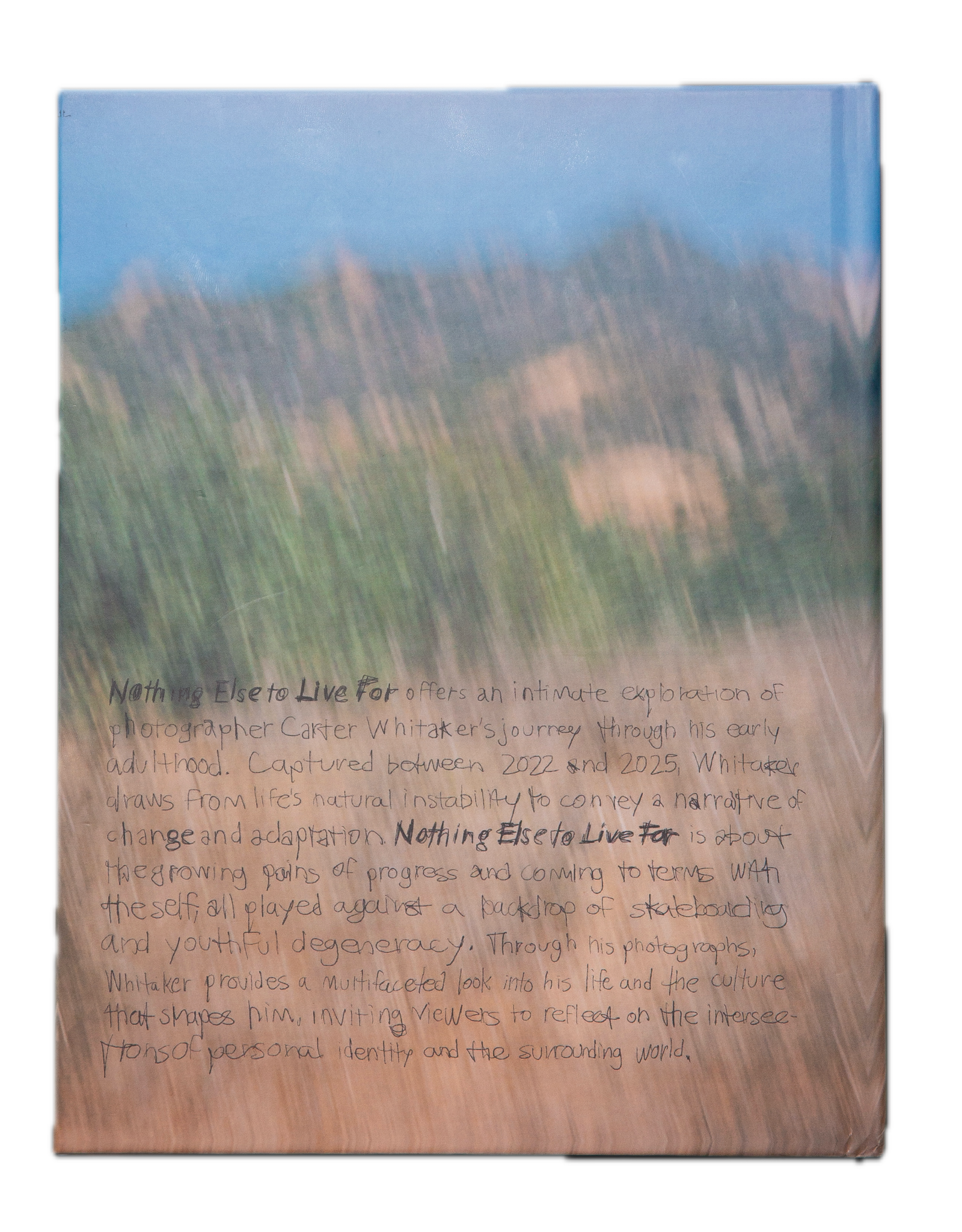 CARTER WHITAKER Nothing Else to Live For by Carter Whitaker Photo Book