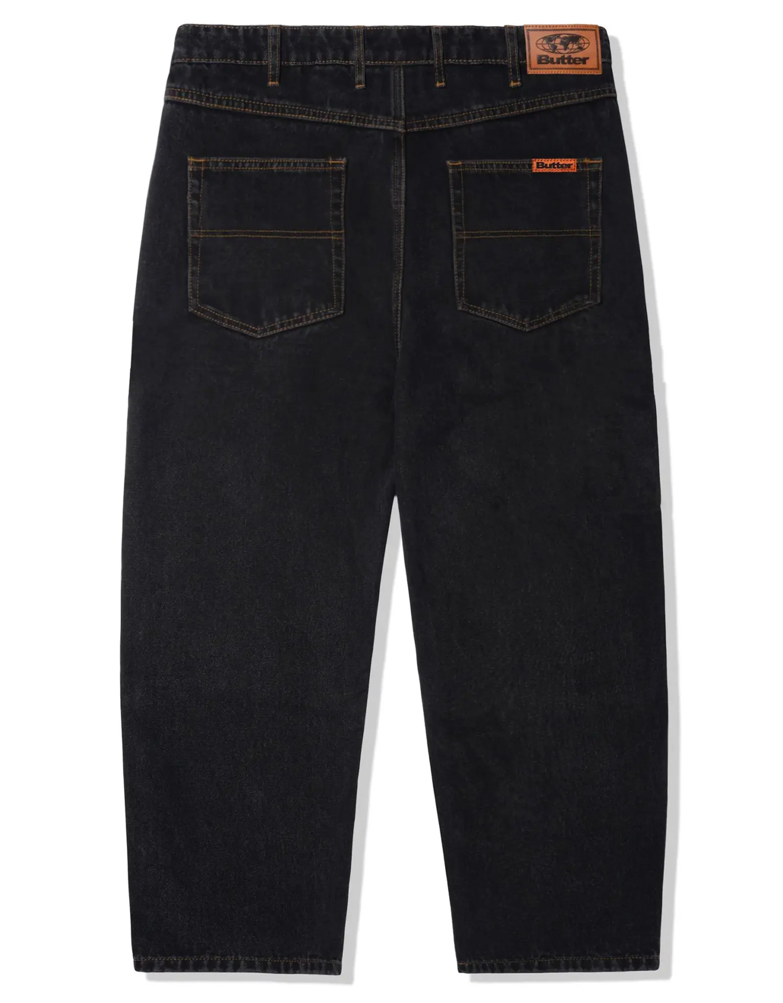 BUTTER GOODS Baggy Denim Jeans - Washed Black