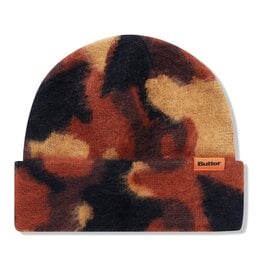 BUTTER GOODS Mohair Camo Cuff Beanie - Burnt Orange