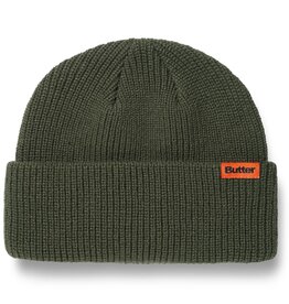 BUTTER GOODS Tall Wharfie Beanie - Army