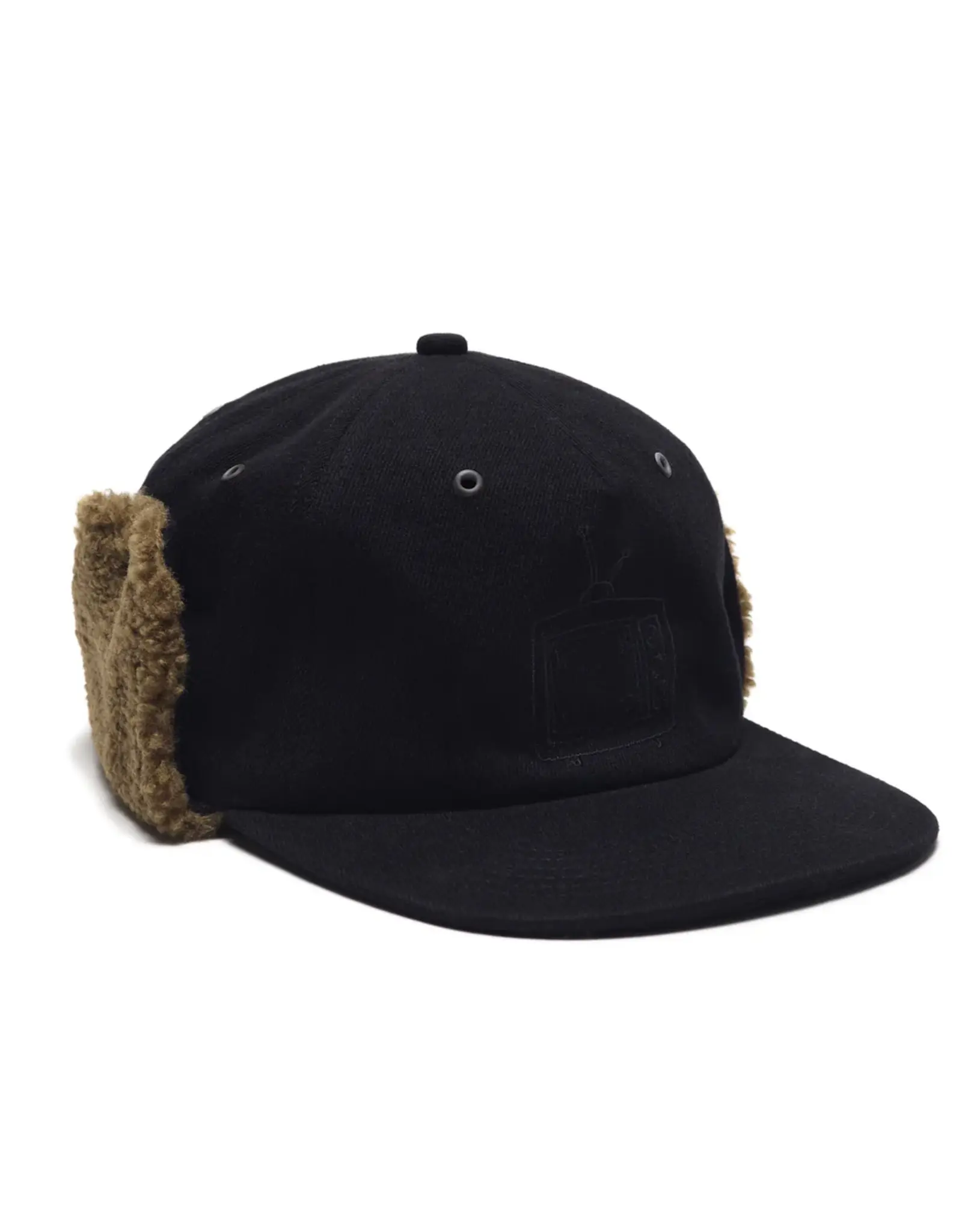 Ear Flap Hat - Black