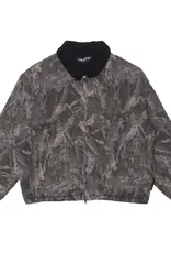 Zip Jacket Sherpa Lined Denim - Camo