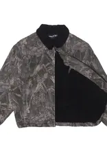 Zip Jacket Sherpa Lined Denim - Camo