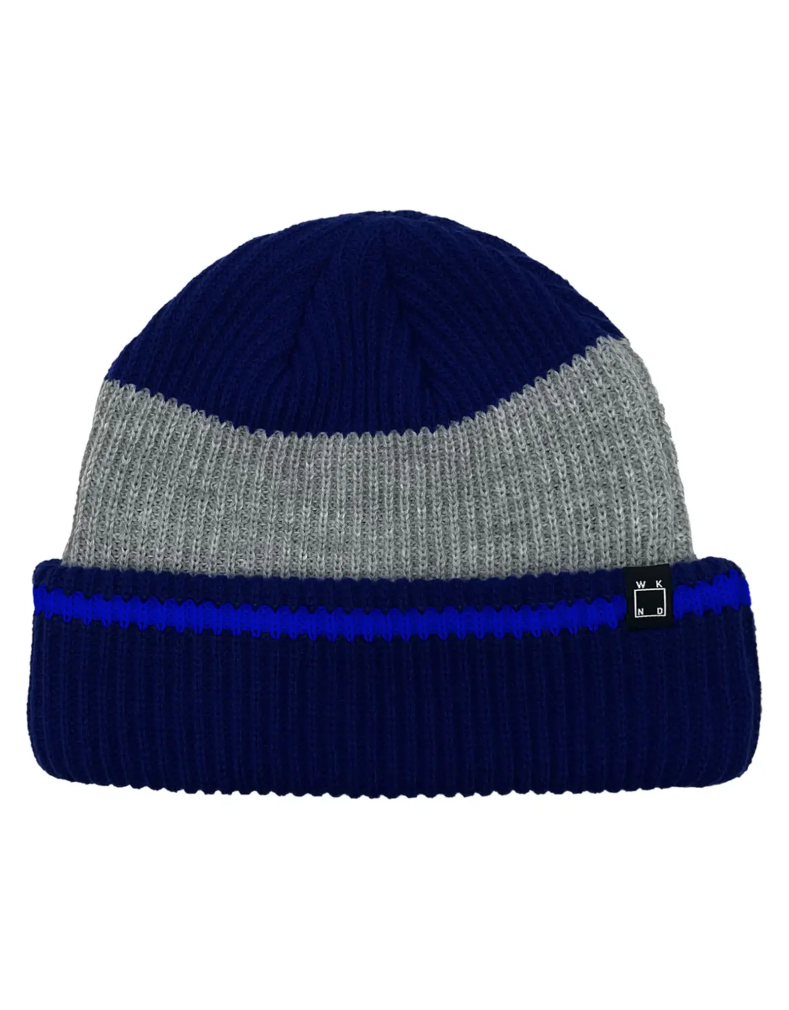 Stripe Beanie - Blue