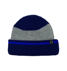 Stripe Beanie - Blue