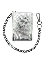 LOOSEY Metallic Silver Chain Gang Wallet