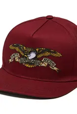 ANTI HERO Classic Eagle Snapback Hat - Dark Red