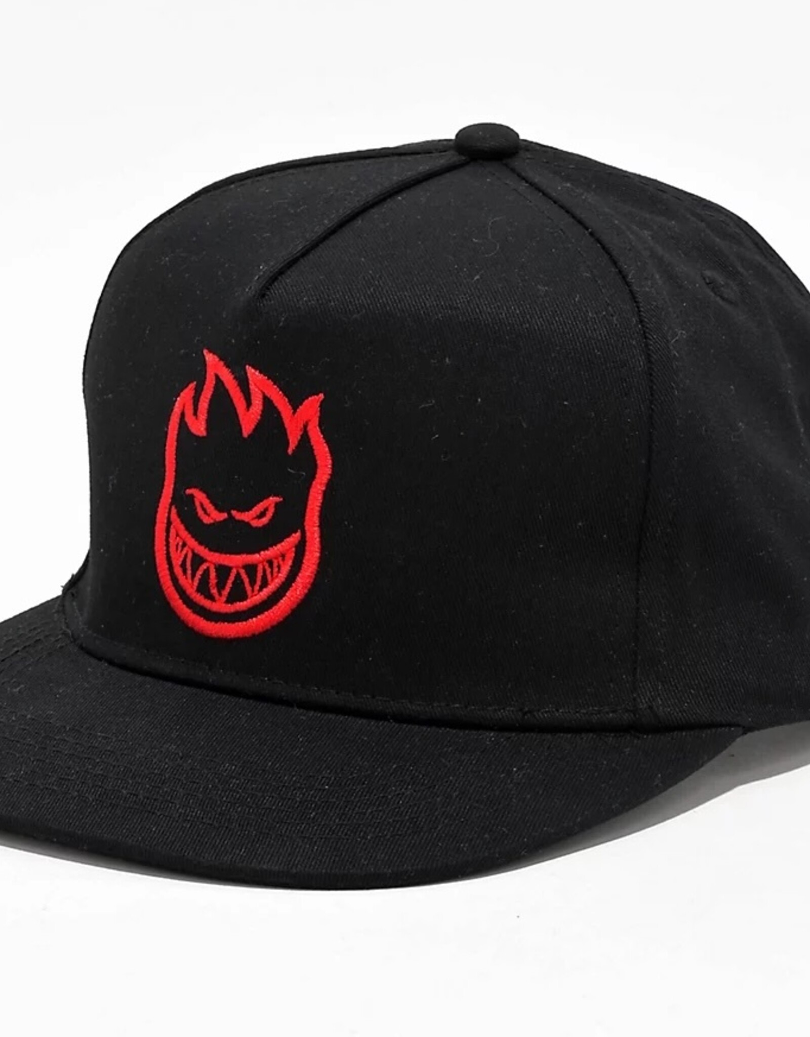 SPITFIRE Big Head Snapback Hat - Black / Red