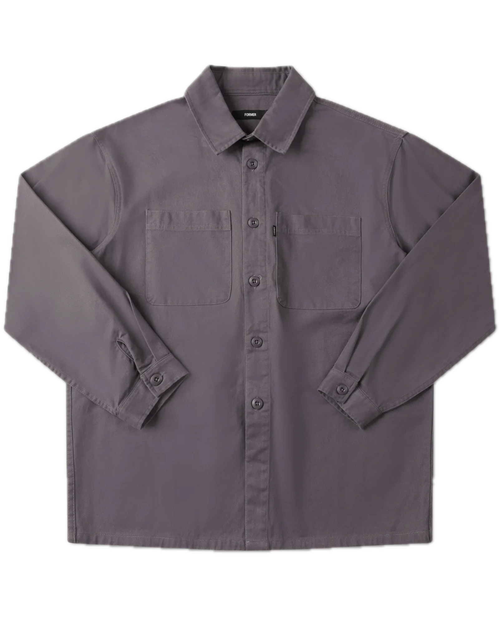 FORMER Legacy L/S Overshirt - Pepper