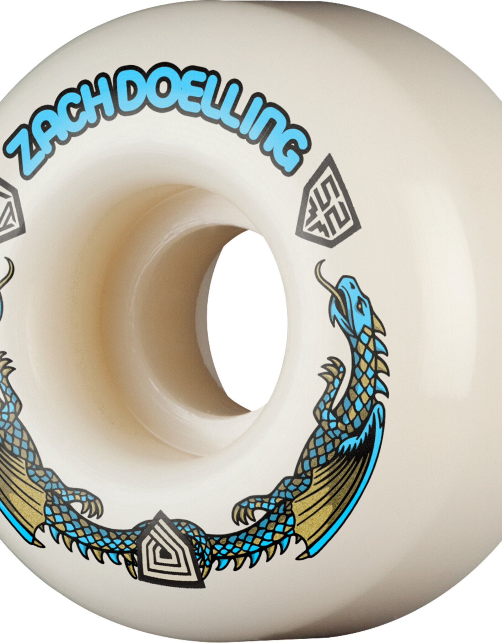 POWELL Dragon Formula Blue 97A Zach Doelling - 52mm x 31mm