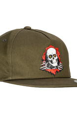 POWELL Ripper Snapback Hat - Military Green