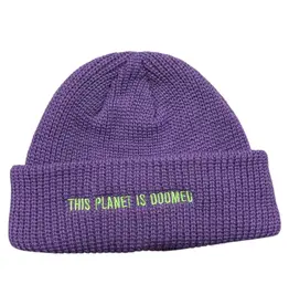 THE KILLING FLOOR Still Doomed Beanie - Purple / Chartreuse