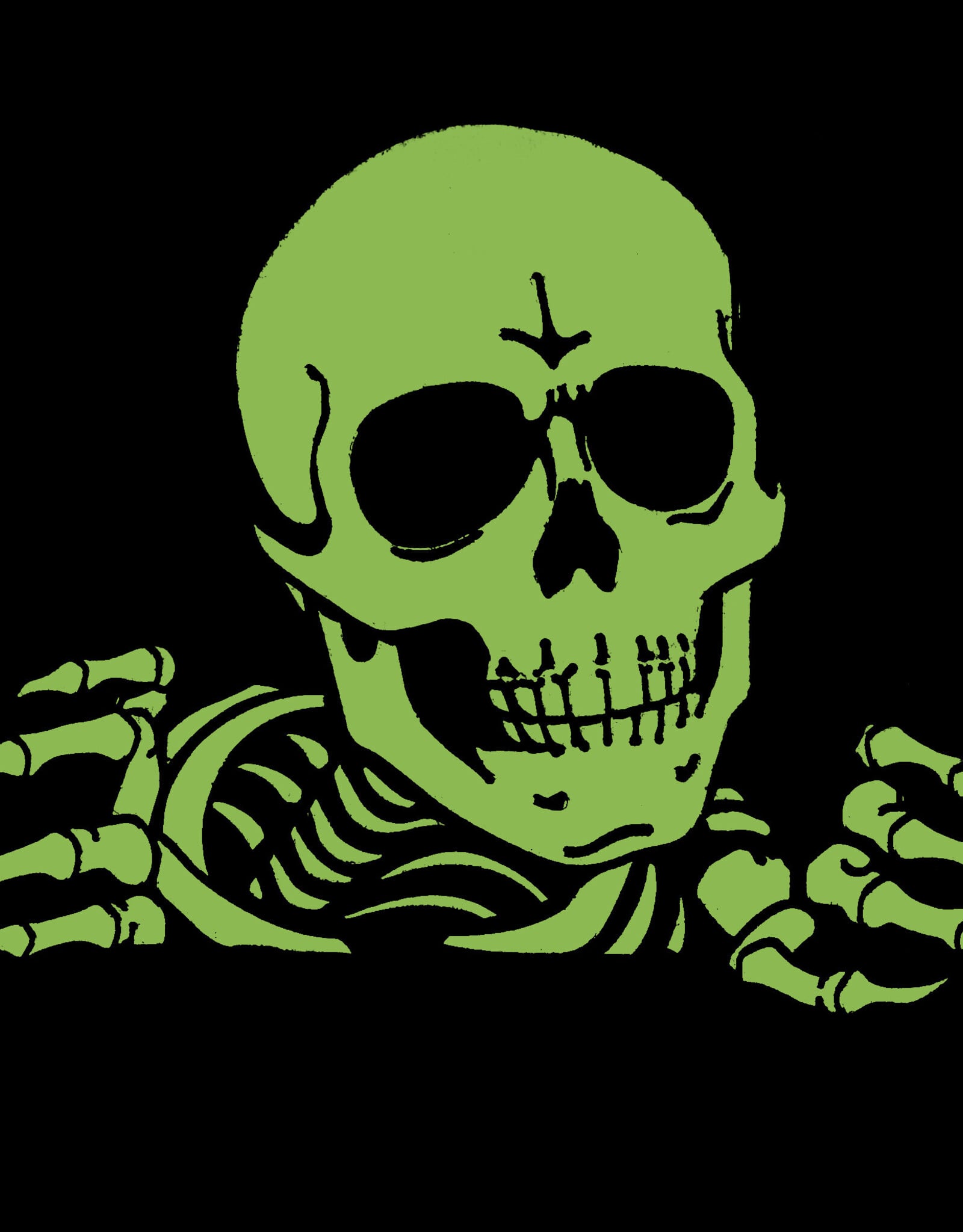 POWELL Ripper Lapel Pin Glow in the Dark
