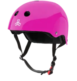 TRIPLE 8 TRIPLE 8 ADULT HELMET S/M - PINK GLOSSY