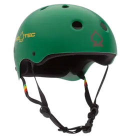 PRO-TEC CLASSIC CERTIFIED RASTA GREEN HELMET