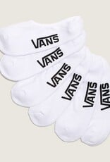 VANS Classic No Show Socks 3 Pack- White