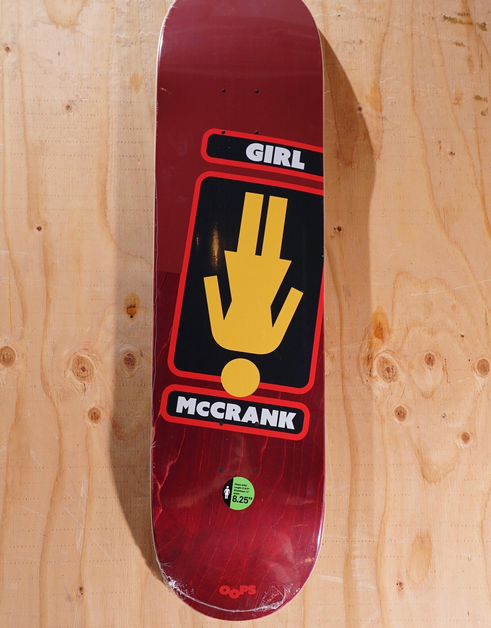 Mccrank Oops Deck - 8.25