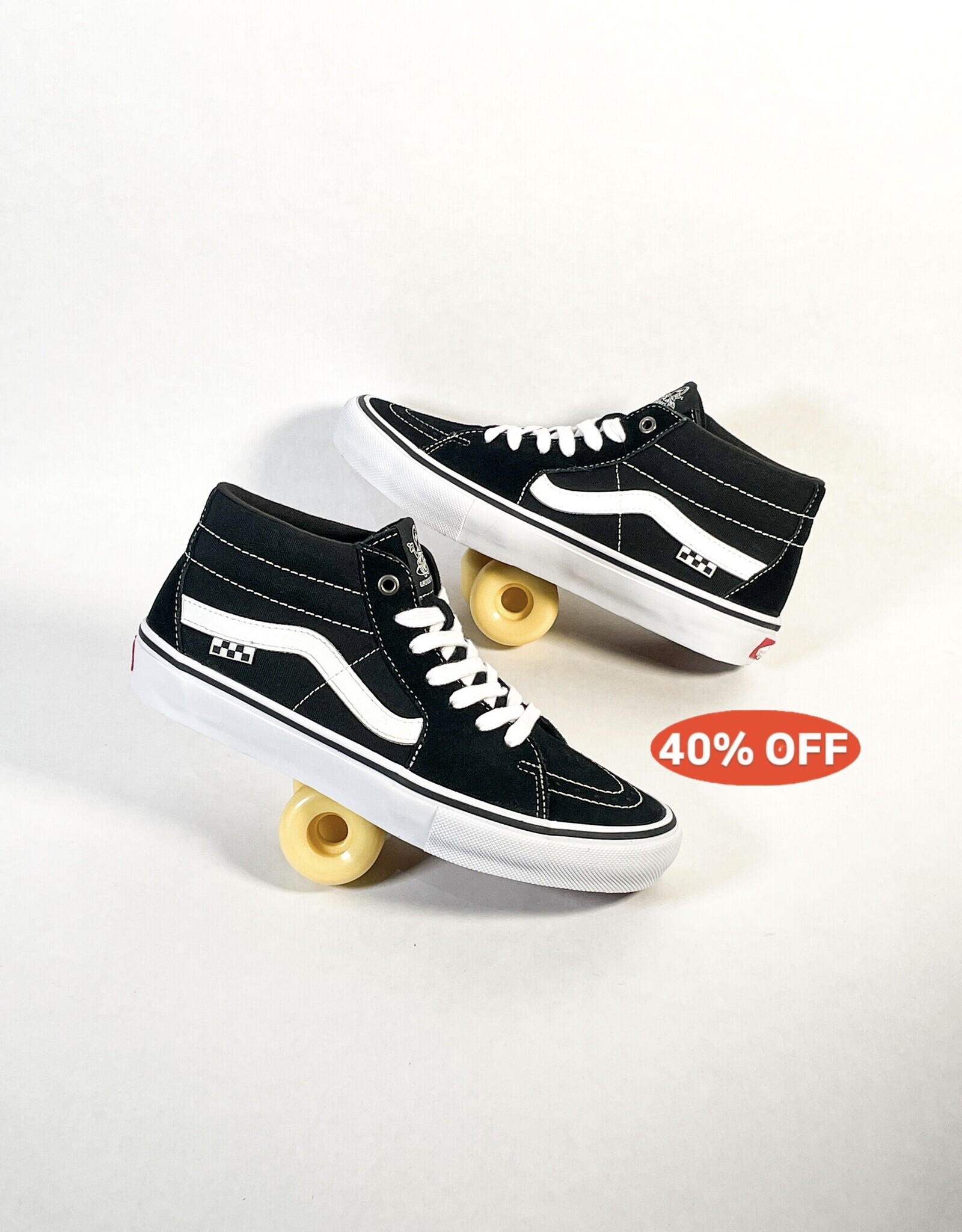 VANS MN SKATE GROSSO MID BLACK/WHITE