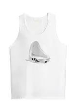 LESS THAN LOCAL LESS THAN LOCAL FOUNTAIN TANK - WHITE