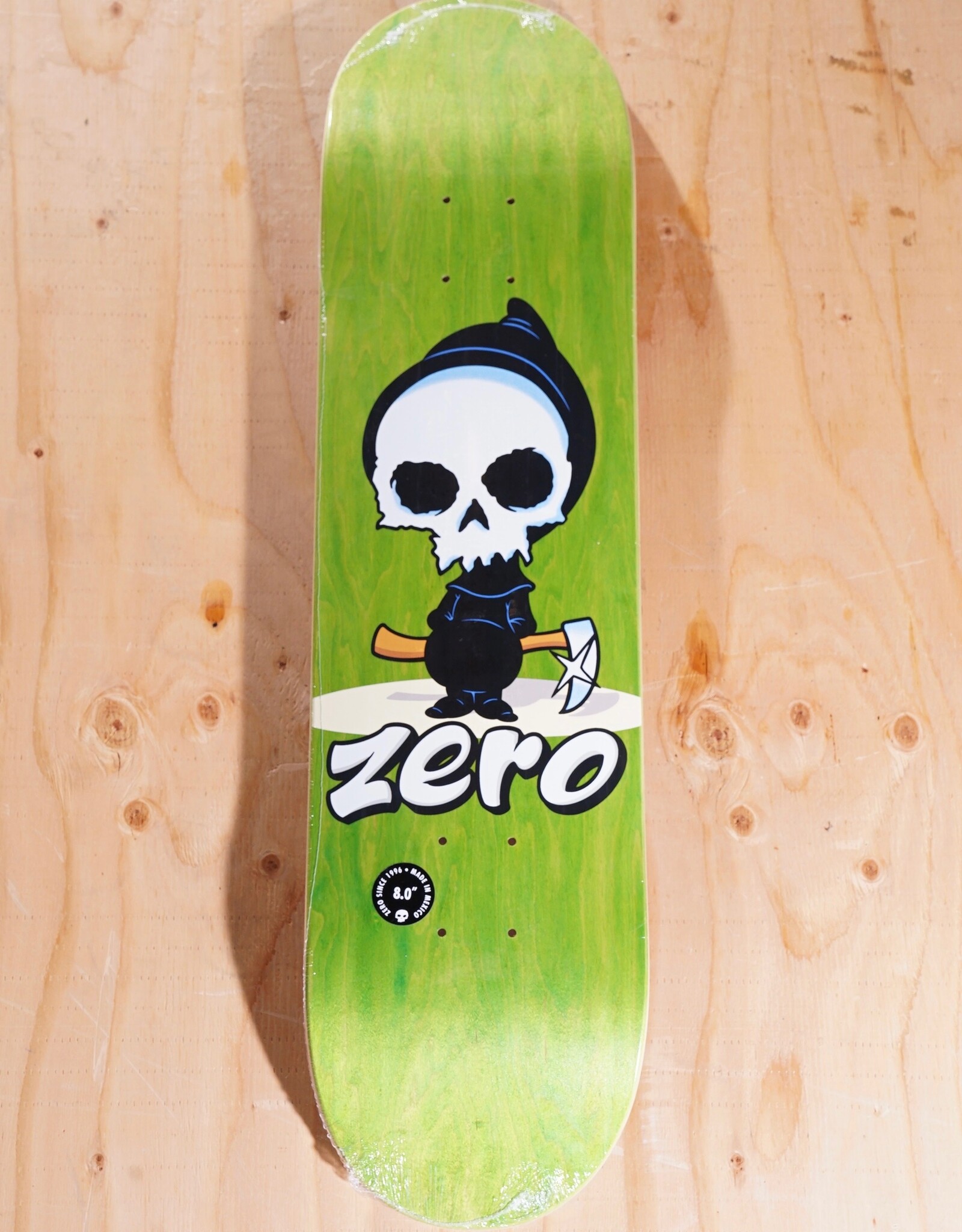 ZERO SKATEBOARDS Lil Reaper Deck - 8.0