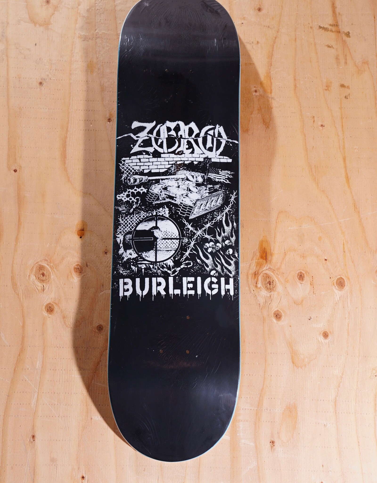ZERO SKATEBOARDS Black Sheep Burleigh Pro Deck - 8.25