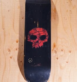 ZERO SKATEBOARDS Single Skull Stained Glass Deck - 8.5