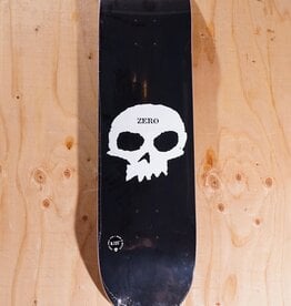 ZERO SKATEBOARDS Single Skull Logo Deck - 8.125