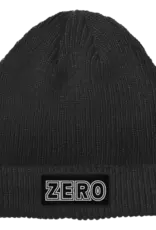 ZERO SKATEBOARDS Bold Patch Beanie - Black
