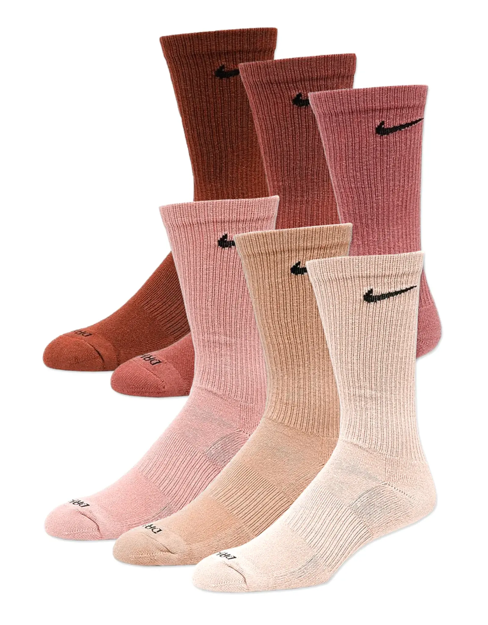 NIKE Every Day Plus Sock - 6 Pack Multi