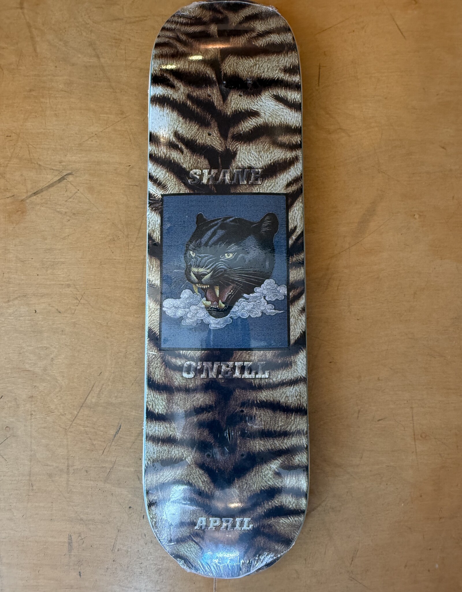 APRIL SKATEBOARDS APRIL SHANE O'NEILL LEOPARD DECK - 8.125