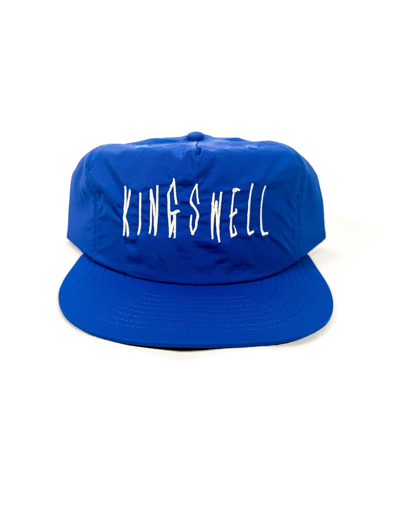 KINGSWELL Fos Script Surf Hat - Royal Blue / White