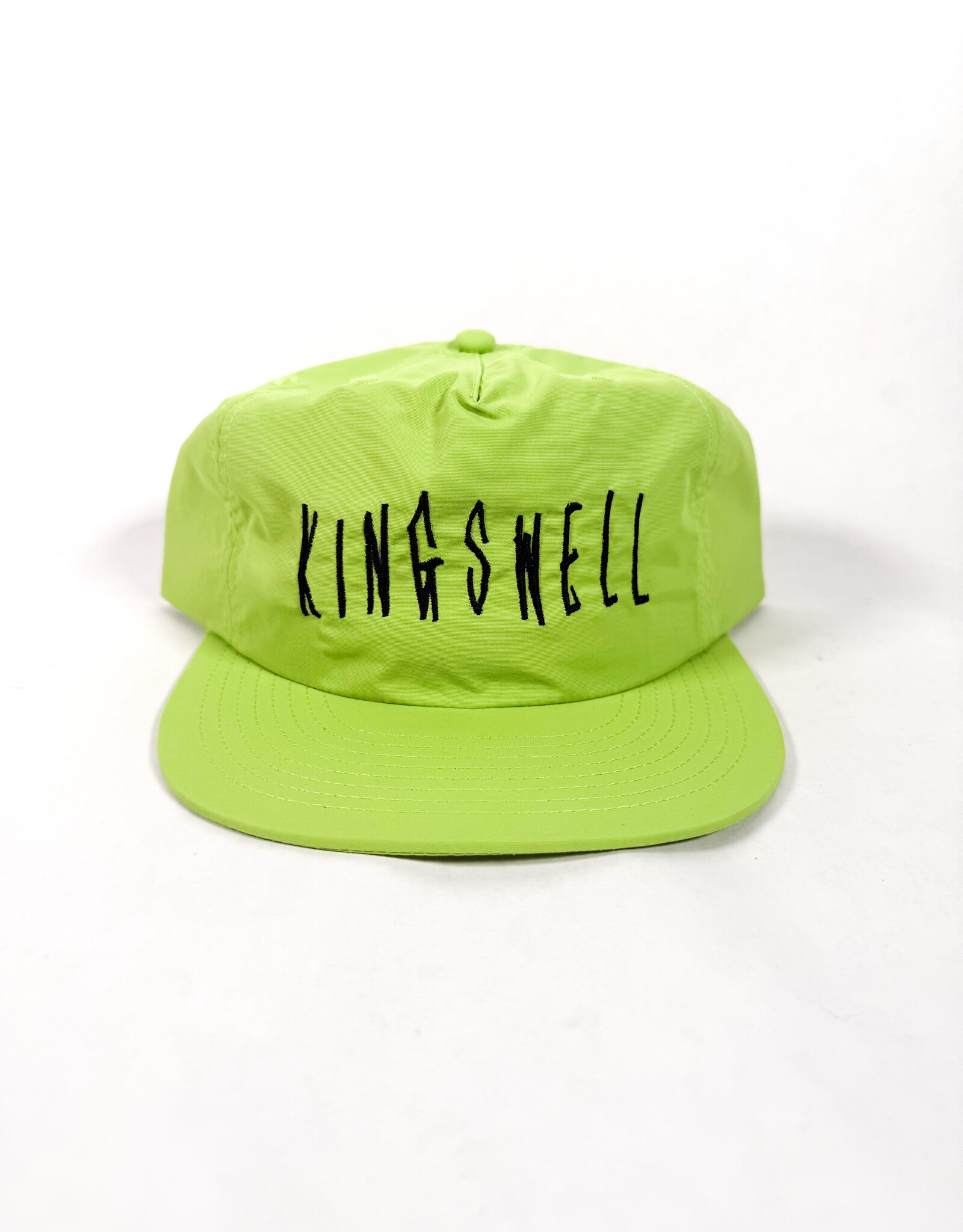 KINGSWELL Fos Script Surf Hat - Bright Lime / Black