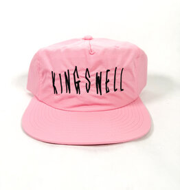 KINGSWELL Fos Script Surf Hat - Baby Pink / Black