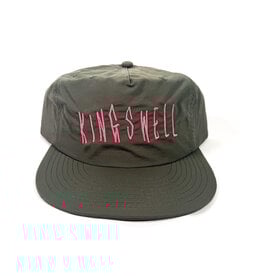 KINGSWELL Fos Script Surf Hat - Stone / Baby Pink