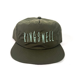 KINGSWELL Fos Script Surf Hat - Sage / Baby Blue