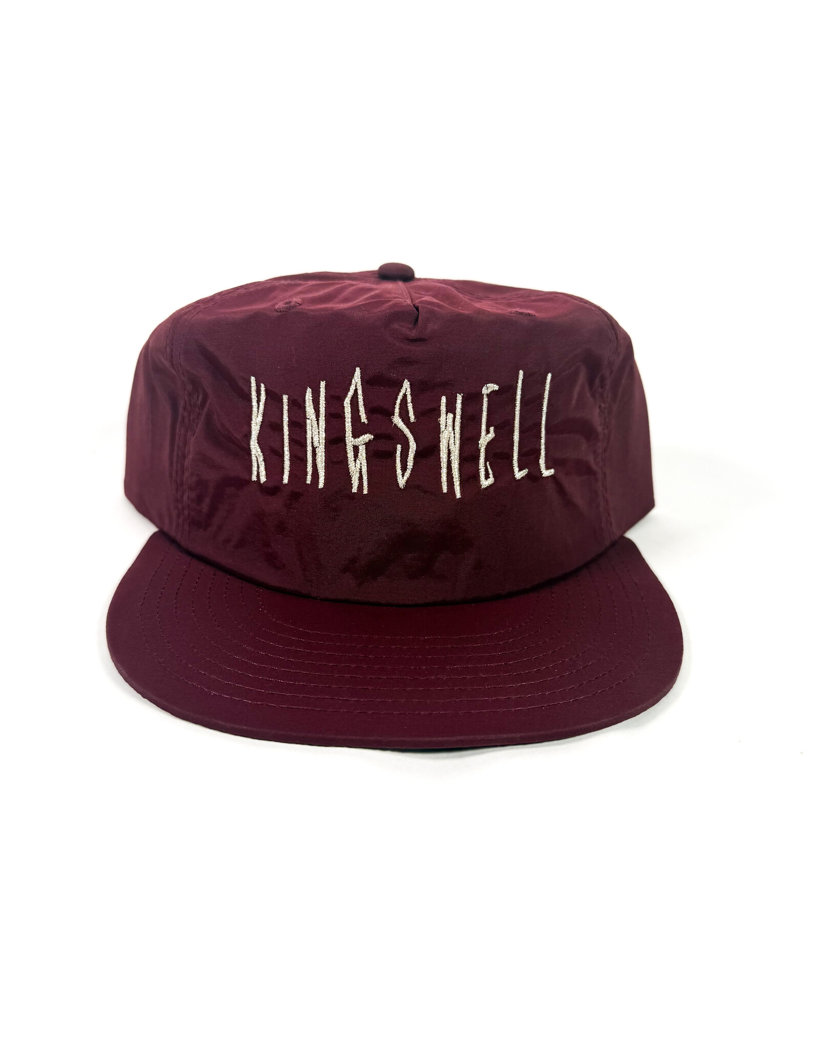 KINGSWELL Fos Script Surf Hat - Burgundy / Silver