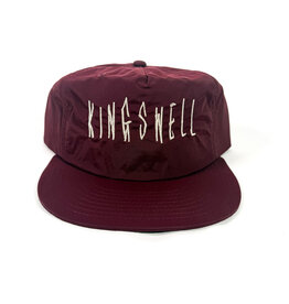 KINGSWELL Fos Script Surf Hat - Burgundy / Silver