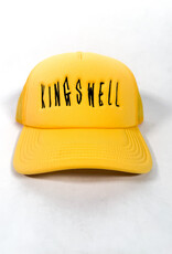 KINGSWELL Fos Script Trucker Hat - Yellow / Black