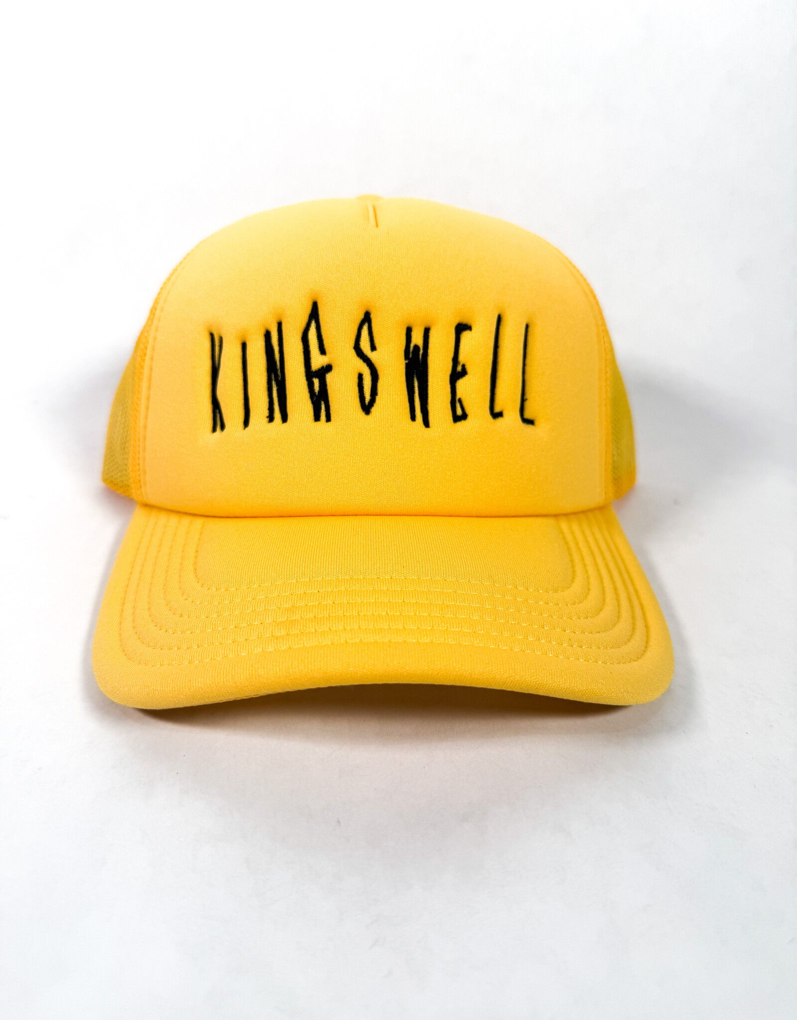 KINGSWELL Fos Script Trucker Hat - Yellow / Black