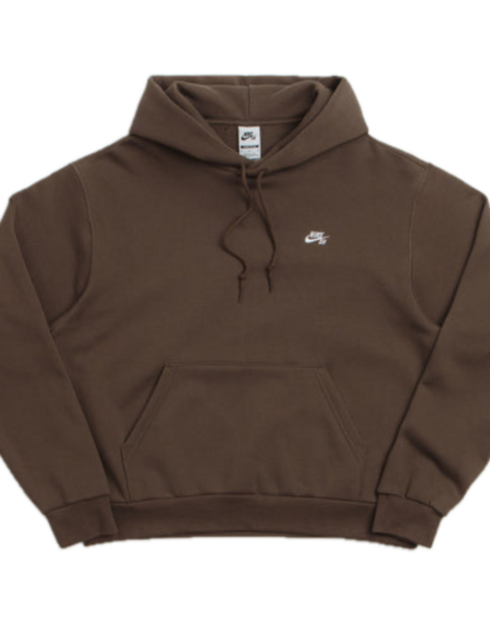 NIKE SB Fleece Pullover Skate Hoodie - Dark Hazel / White
